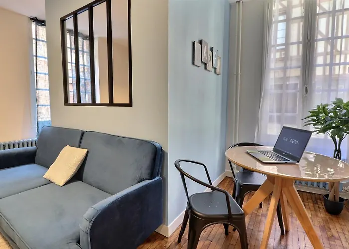 Le Logis De Madeleine - Ideal Couple / Solo - Coeur De La - Proche Gare Apartamento *