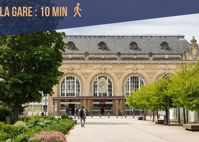 Le Logis De Madeleine - Ideal Couple / Solo - Coeur De La - Proche Gare Apartamento *